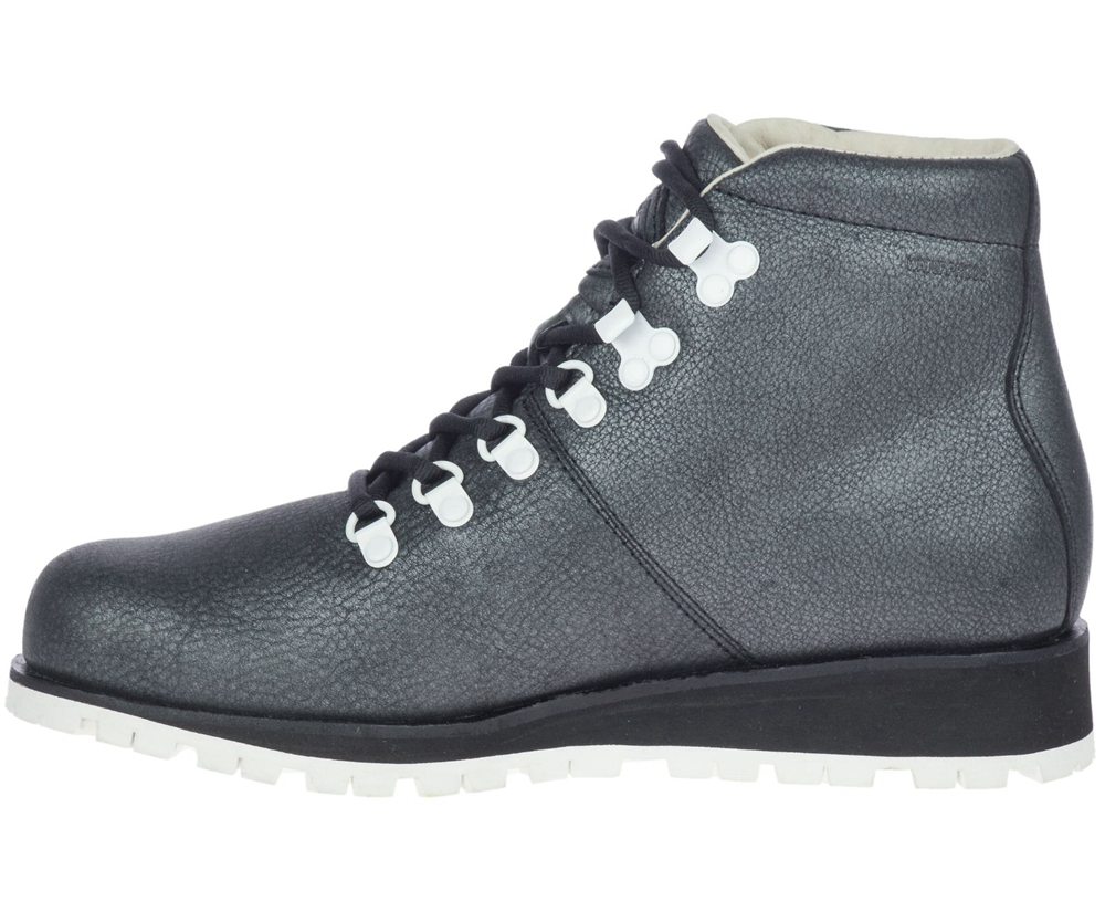 Merrell Boots Black - Wilderness LT - Womens 82WISAFVJ